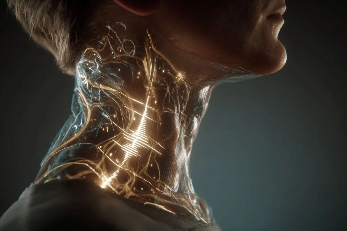 Revolutionary AI-Powered Wearable Sensor Reconstructs Silent Speech from Neck Muscle Movements, Offering New Hope for Voice Restoration