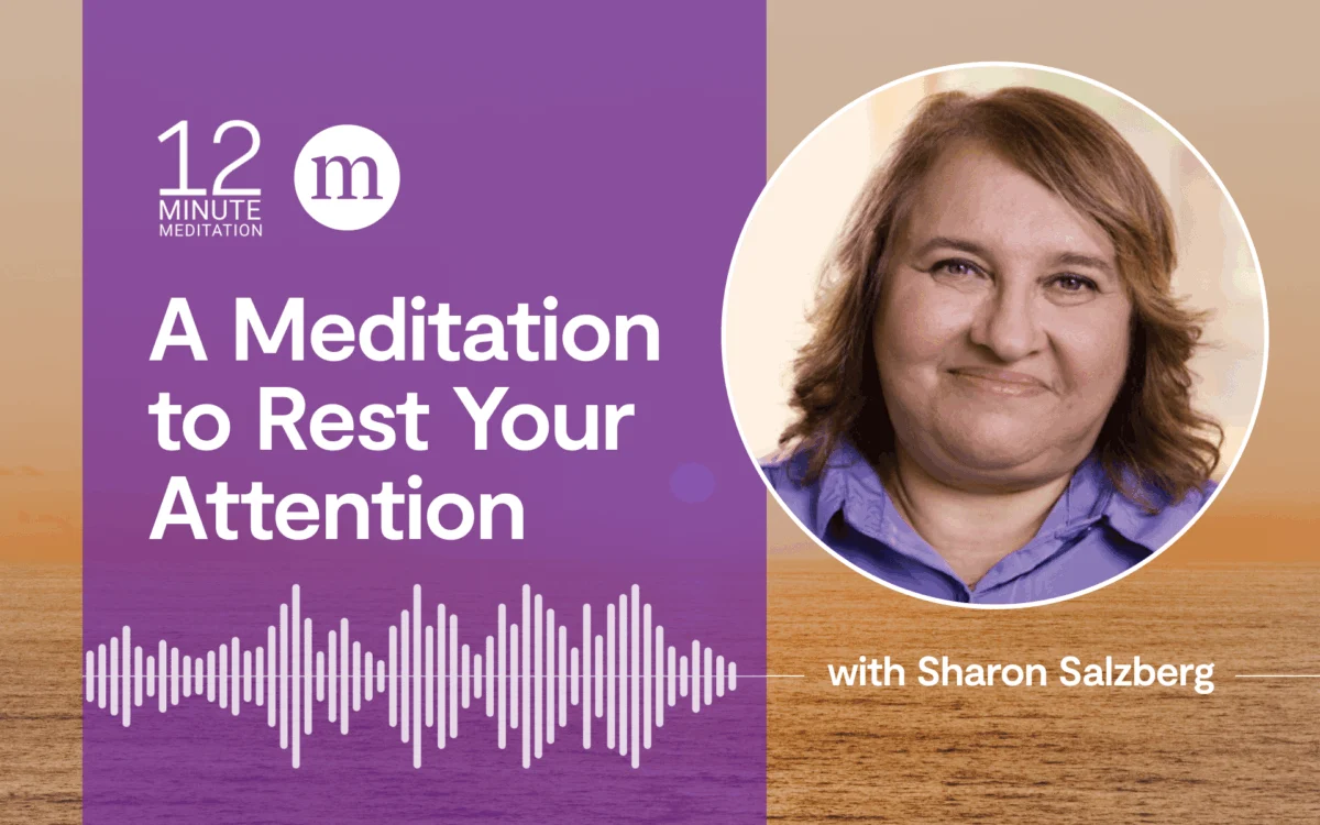 Mindfulness Pioneer Sharon Salzberg Introduces Restorative Meditation Practice to Reframe Attention in a Distracted World