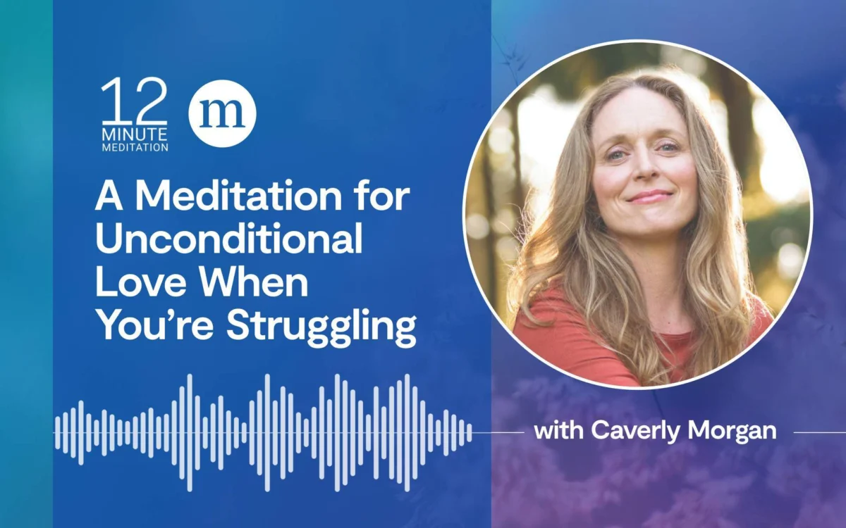 Caverly Morgan’s New Meditation Redefines Self-Compassion: Anchoring in Unconditional Love Beyond Superficial Positivity